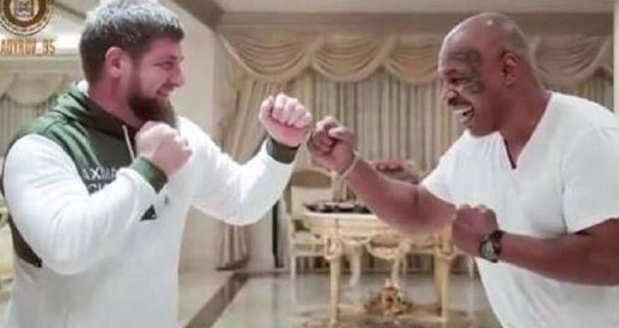 Ramzan Kadırov Taysonla gücünü sınadı - VİDEO