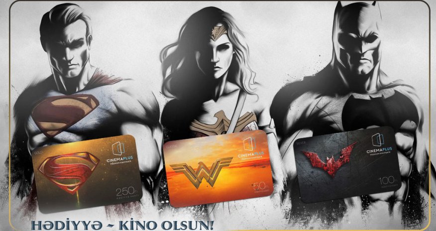“CinemaPlus” yeni “Hədiyyə kartları” təqdim edib