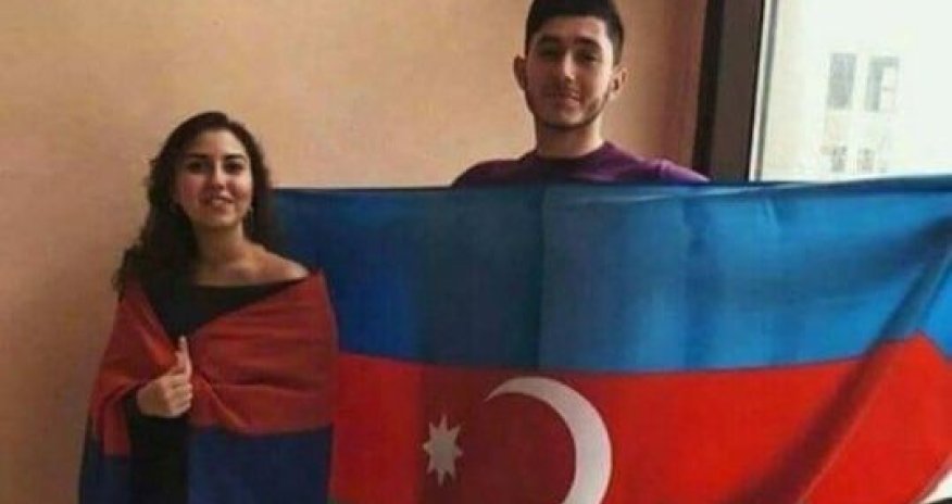 Azərbaycanlı gəncin erməni qızla çəkdirdiyi şəkil sosial medianı bir-birinə vurdu - FOTO