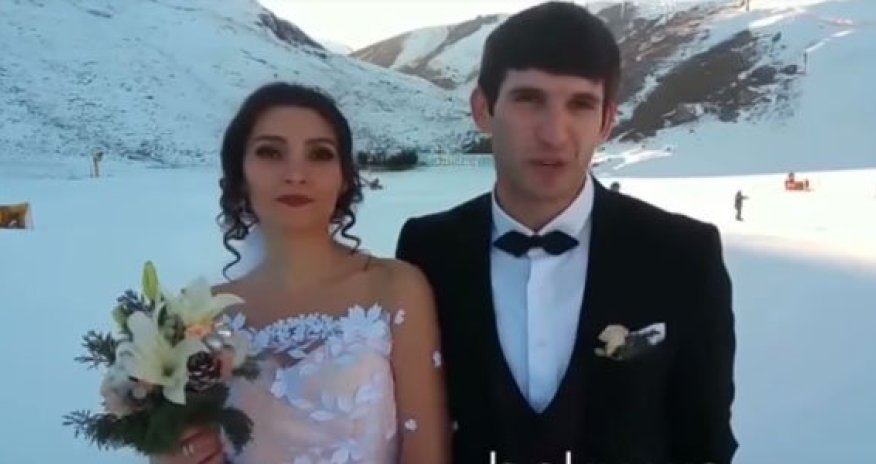 Azərbaycanda qeyri-adi toy - VİDEO