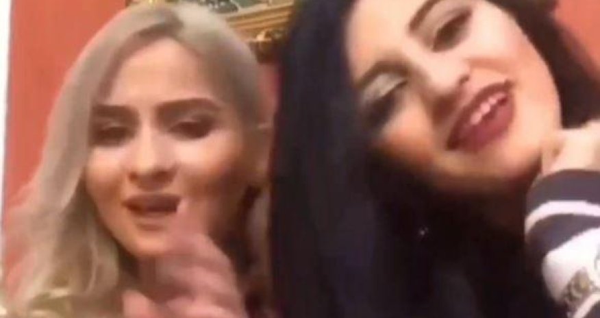 Azərbaycanlı qız erməni ilə VİDEO