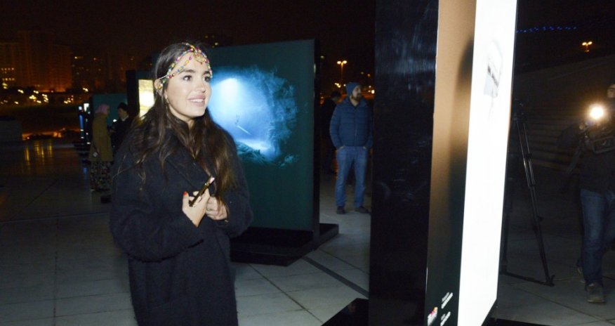 Leyla Əliyeva fotosərgi açılışında - Foto