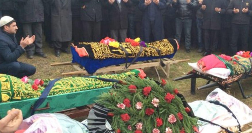 Erməninin öldürdüyü beş azərbaycanlı gənc dəfn olundu