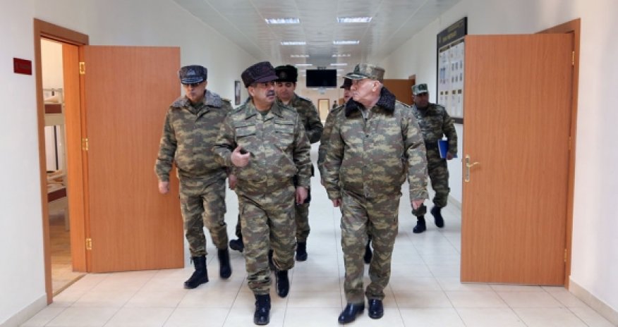 Фуад Алескеров и Закир Гасанов на линии фронта - ФОТО