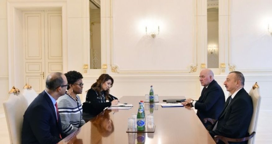 Azerbaijani president receives WB regional director for South Caucasus