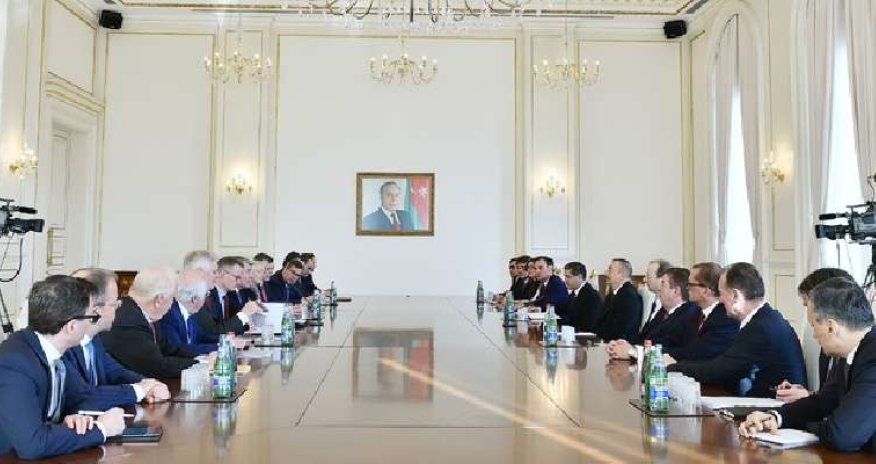 Ilham Aliyev received the delegation of business circles of Germany