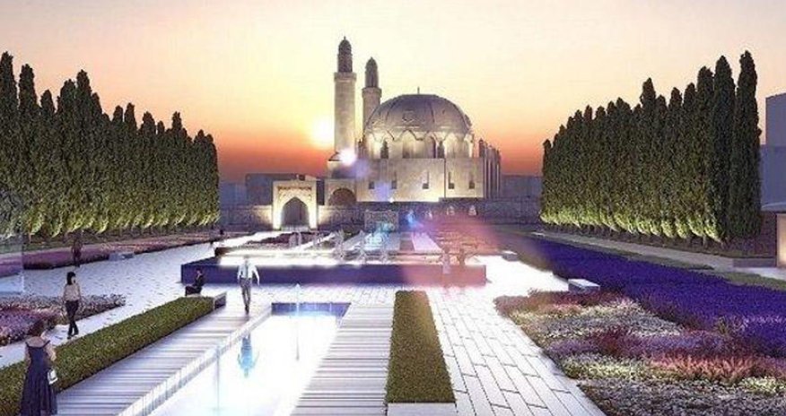 Bakıda nəhəng park-körpü inşa edilir - FOTO