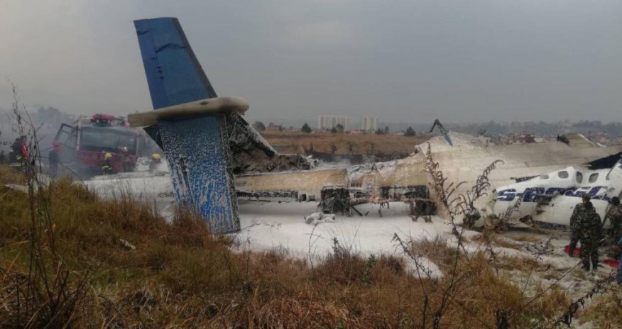 Daha bir sərnişin təyyarəsi qəzaya uğradı - FOTO