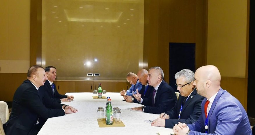 İlham Əliyev İlir Meta ilə görüşüb