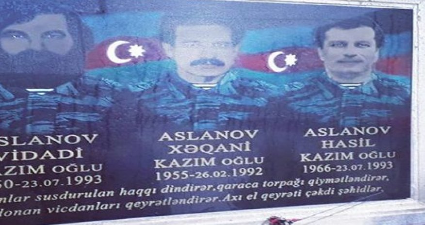 Bakıda şəhid lövhəsi təhqir olunub 