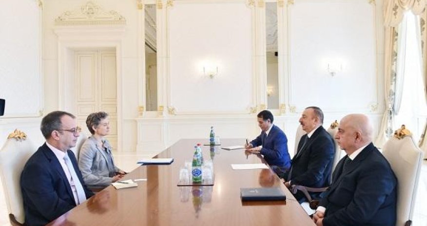 İlham Əliyev ATƏT nümayəndə heyəti ilə görüşdü