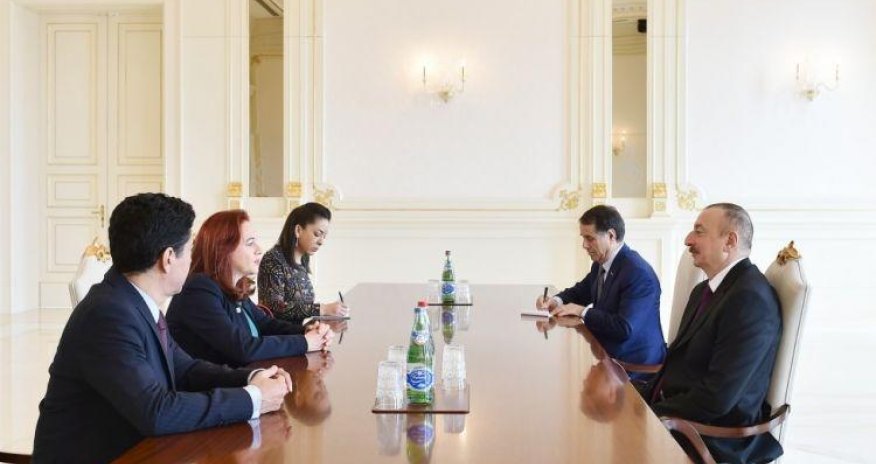 İlham Əliyev Ekvador XİN başçısı ilə görüşdü