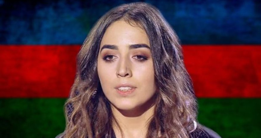 Армянка в «Голосе» спела на фоне флага Азербайджана - ВИДЕО