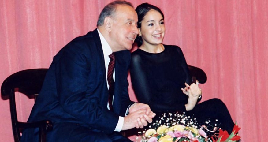 Leyla Əliyeva babasını belə andı - VIDEO