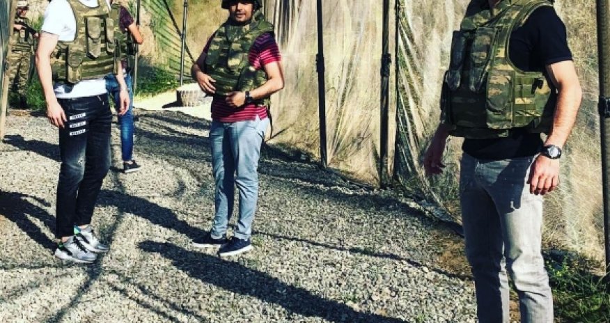 Футболисты «Карабаха» в прифронтовой зоне - ФОТО