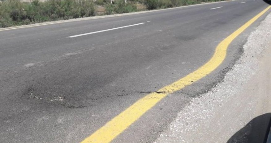 Построили дорогу, которая обвалилась через месяц