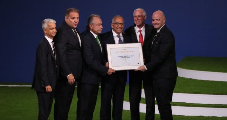 Чемпионат мира по футболу в 2026 году примут сразу три страны