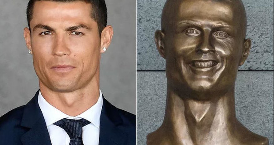 Fanatlar Ronaldunun “eybəcər heykəlini” geri istəyir