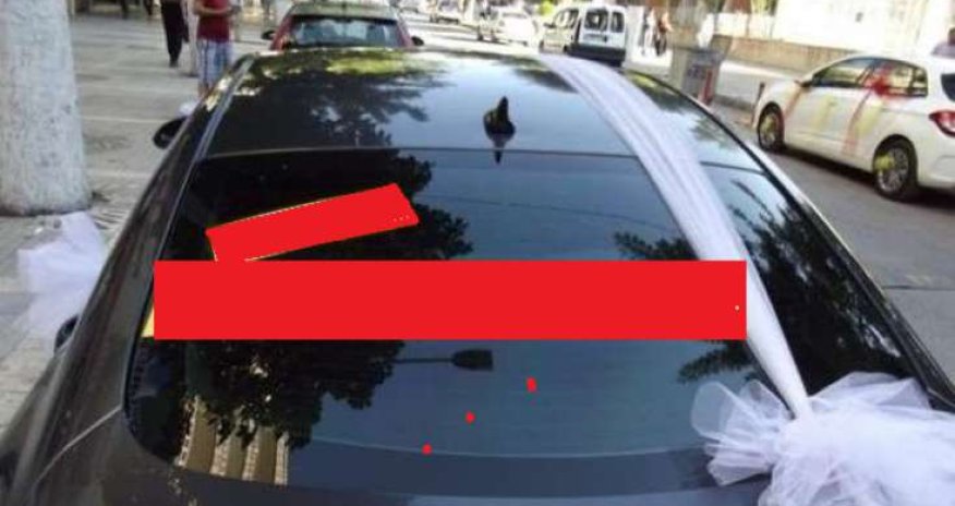 Toy günü bəy maşınının arxasına görün nə yazdırdı - FOTO