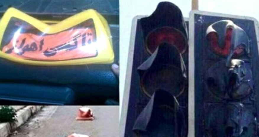 İstilər işıqforları əritdi - FOTO