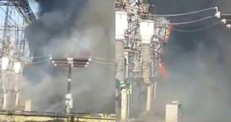 Mingəçevirdə yanğının görüntüsü yayılıb- VİDEO