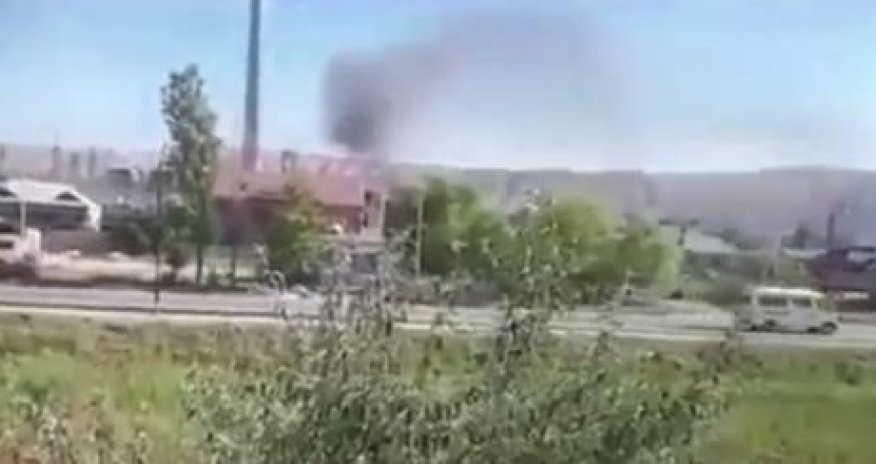 Mingəçevirdə baş verən yanğından yeni görüntülər yayıldı - VİDEO