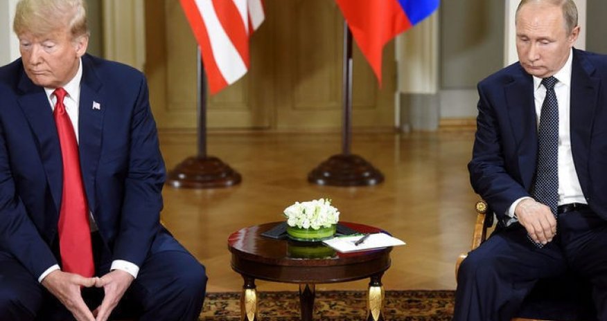 Tramp Putinə göz vurub – Video