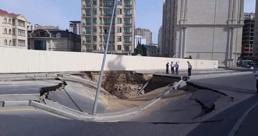 Yolu çökdürən gizli tuneldir? - Açıqlama 