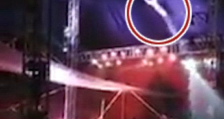 Sirkdə faciə: top atəşi onu uzağa atdı - VİDEO