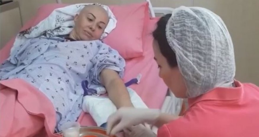 ATV-nin xərçəng xəstəsi aparıcısı bu görüntüləri də paylaşdı  - VİDEO