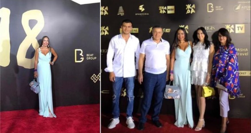 Leyla Əliyeva Ağalarovlar ailəsi ilə 