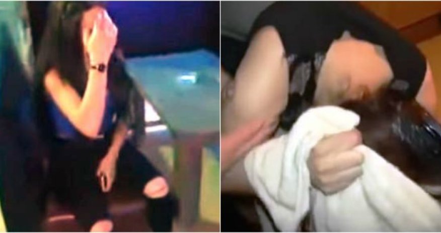 Sumqayıt polisi əxlaqsız yuva aşkarladı - VİDEO