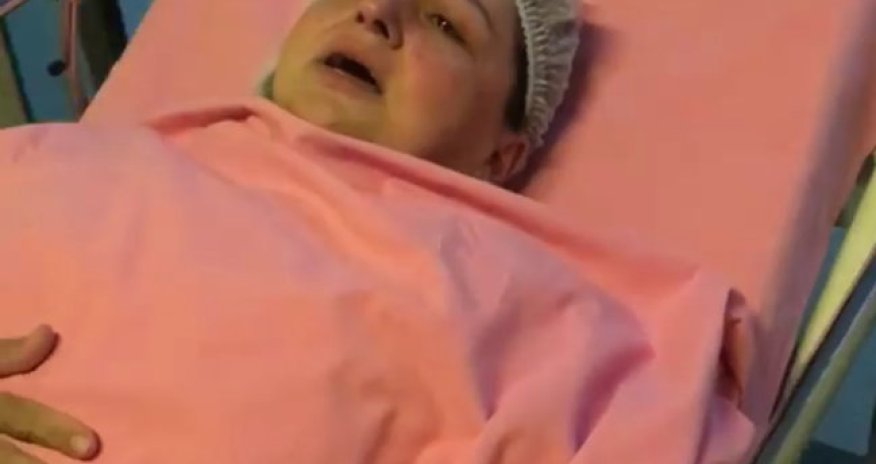 Tünzalə Əliyeva ağlayaraq əməliyyata getdi - VİDEO