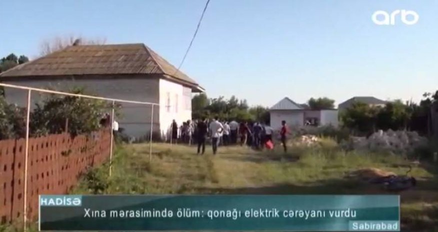 Xınayaxdı mərasiminə gələn qonaq öldü — VİDEO