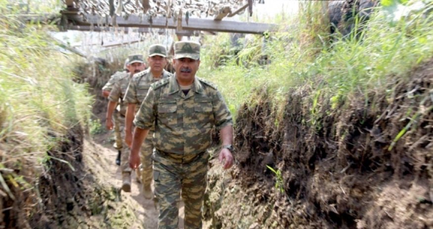 Закир Гасанов на азербайджано-армянской границе - ФОТО+ВИДЕО