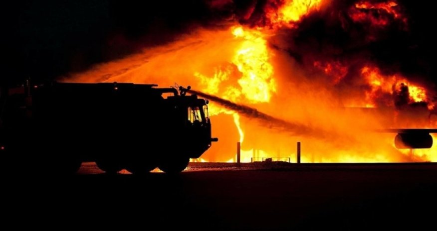 Azərbaycanın ən əhəmiyyətli yolundakı DƏHŞƏTLİ YANĞIN – VİDEO