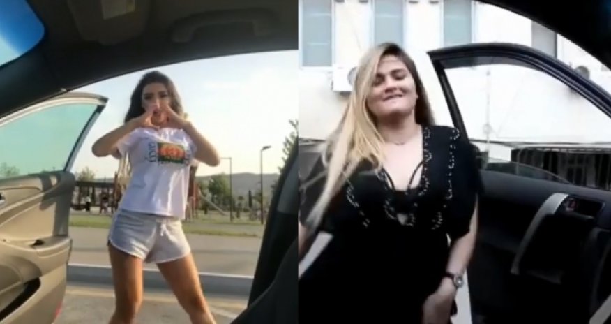 DYP maşından düşüb oynayan sürücüləri cərimələdi - VİDEO