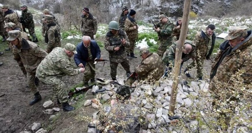 Ermənistan polis qoşunlarını Azərbaycanla sərhədə yola salır
