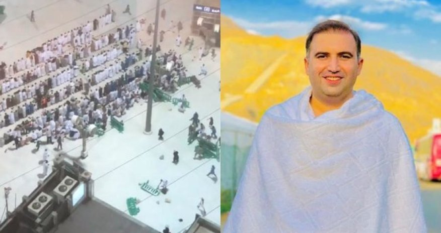 Hacı Nuran Kəbədəki qasırğanın videosunu paylaşdı - VİDEO