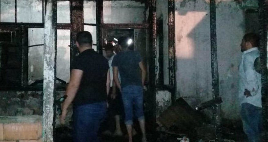 Məcburi köçkünlərin məskunlaşdığı binada yanğın 