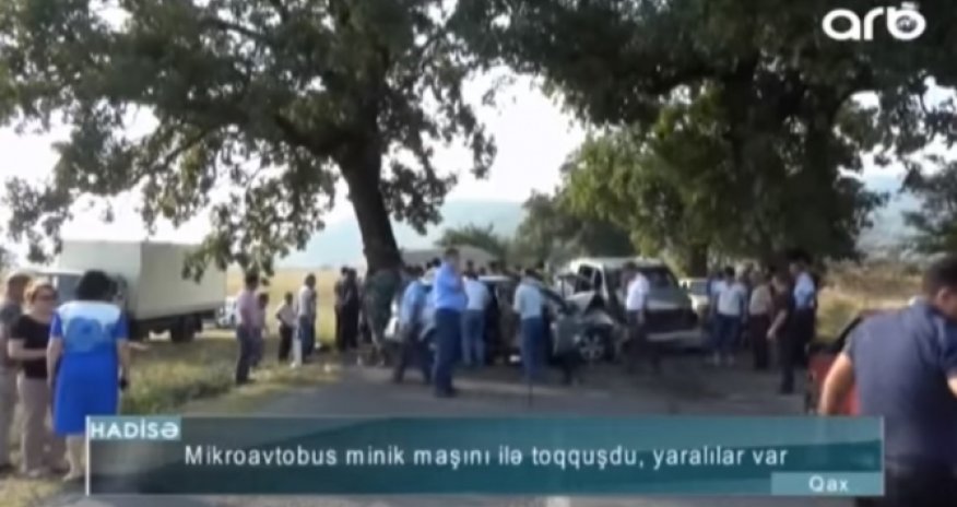 9 nəfərin xəsarət aldığı DƏHŞƏTLİ QƏZANIN GÖRÜNTÜLƏRİ – VİDEO