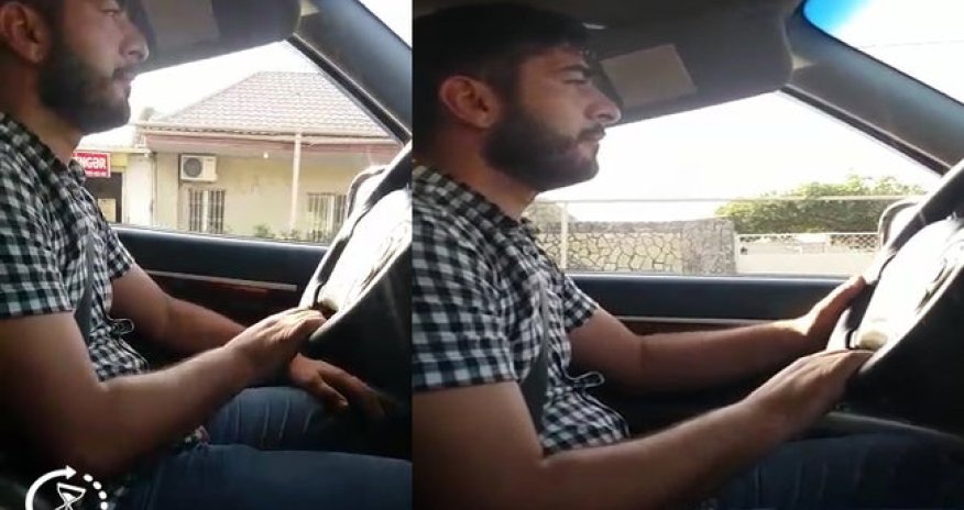 Bakıda sürücüdən əxlaqsızlıq  – VİDEO 18+