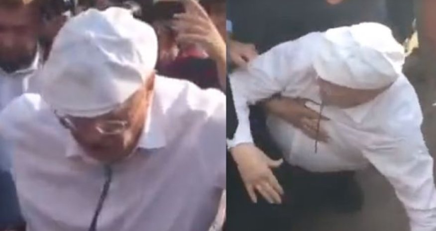 Жириновский подрался на митинге Навального  - ВИДЕО