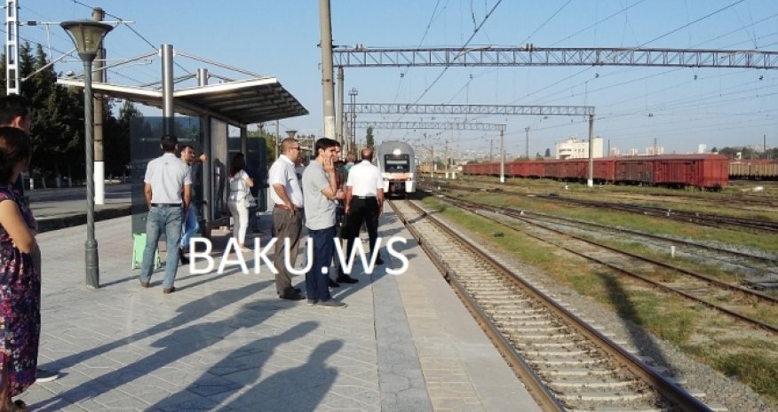 Bakı-Sumqayıt elektrik qatarında gərgin anlar – VİDEO