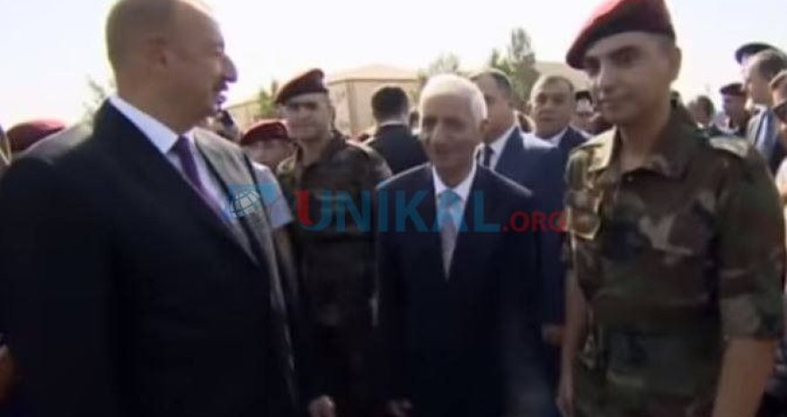 Xalq şairin nəvəsi Heydər Əliyevlə birgə hərbi xidmətdə - VİDEO 