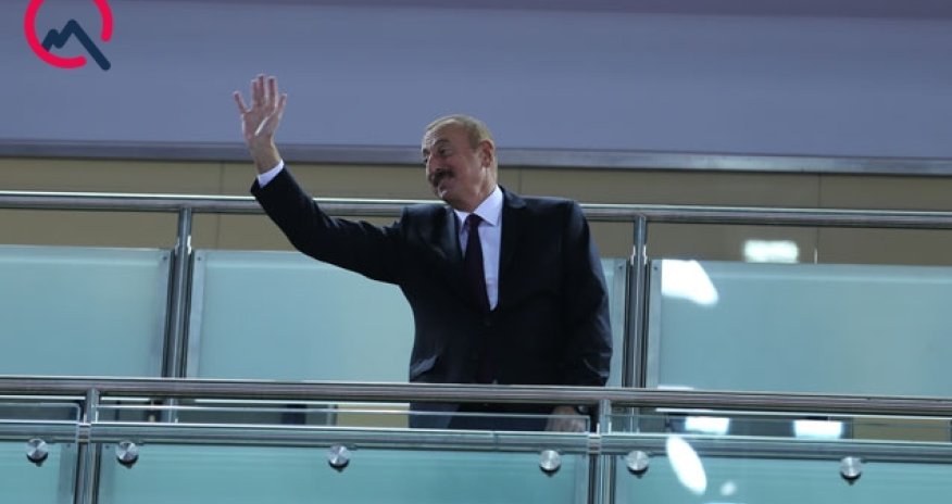 Əliyevlə Putin cüdo yarışlarını izləyir