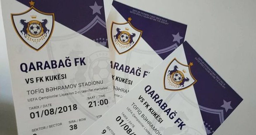“Qarabağ” – “Arsenal” oyununa satılan biletlərin sayı açıqlandı