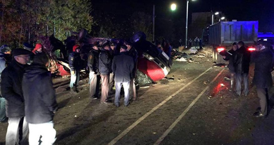 Rusiyada ağır yol qəzası: 12 ölü, 10 yaralı – Fotolar
