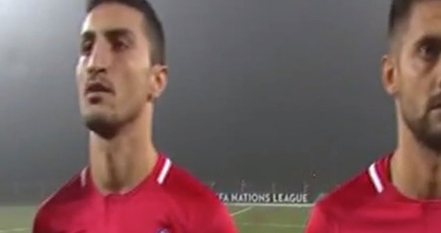 Araz Abdullayev himni səhv oxudu, tənqid olundu - VIDEO