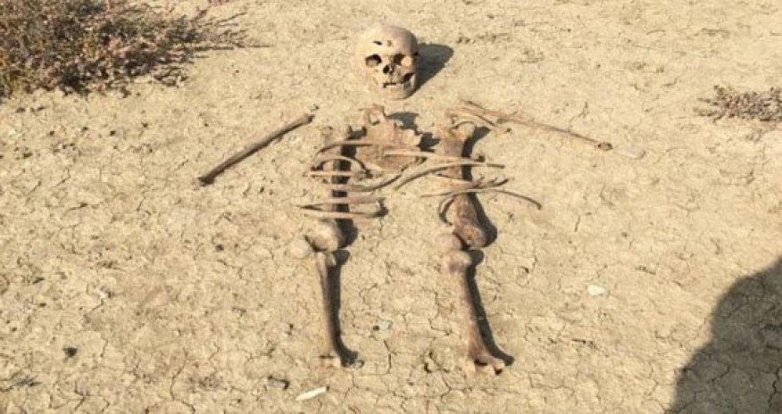 Mikayıl Müşfiqin qalıqları çıxarıldı: Baş sümüyündə iki güllə yeri var - FOTO